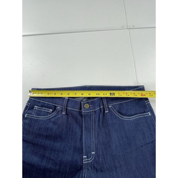 Blue Delta Denim Jeans Size 32X30 Natural Indigo White Stitching Custom Bespoke - Picture 5 of 13